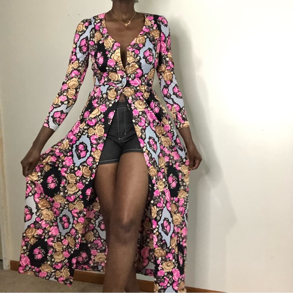 VINTAGE | JODY OF CALIFORNIA Duster Maxi Dress - Picture 2 of 7